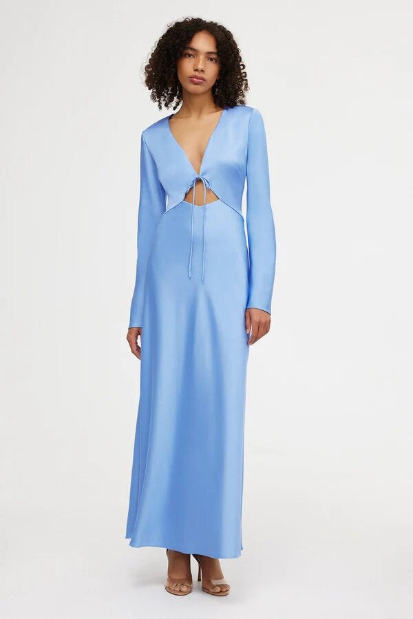 significant other eleni embroidered cotton maxi dress Significant Other Eleni Maxi Dress
