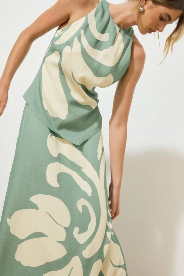 slim fit dress slacks ROSARIO DRESS JADE – MØN RENN