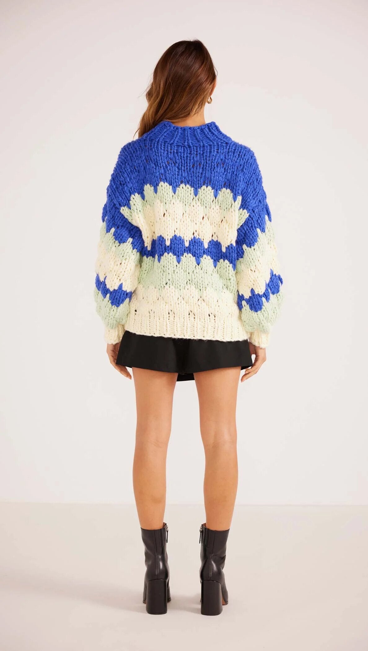 Bobble knit jumper store